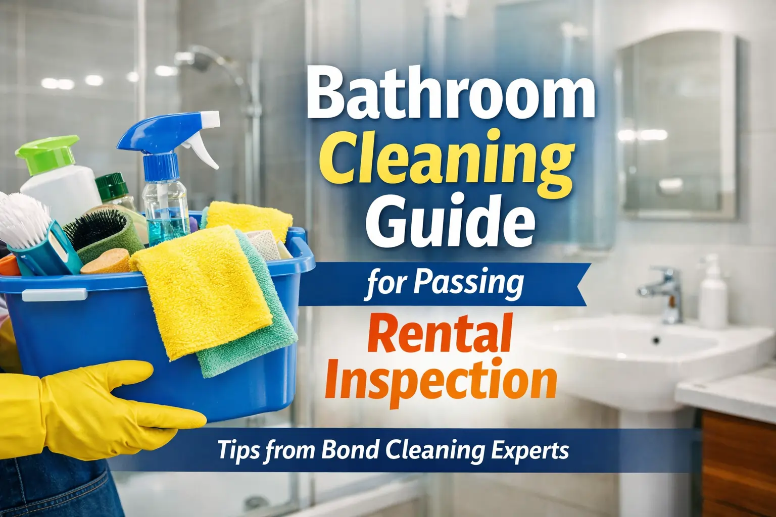 Bathroom Cleaning Guide for Passing Rental Inspection